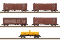 Trix 24915 - H0 - 5-tlg. Set Güterwagenset, SP, Ep. III